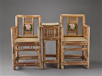 藏品(竹製太師椅(竹製一几二椅))的圖片