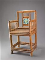 藏品(嵌瓷磚太師椅1)的圖片