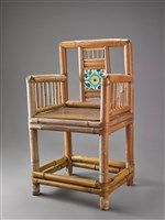 藏品(嵌瓷磚太師椅2)的圖片