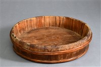藏品(竹箍木盆)的圖片