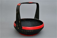 藏品(朱黑漆謝籃(籃身))的圖片