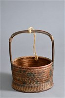 藏品(客家彩繪檳榔籃(籃身))的圖片