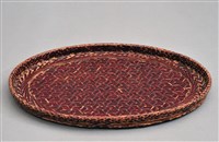 藏品(竹編茶盤)的圖片