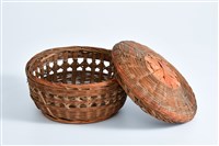 藏品(竹編圓蓋盒)的圖片
