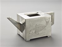 藏品(錫方茶壺組(壺身))的圖片