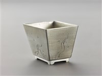 藏品(錫方茶壺組(茶杯))的圖片