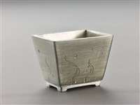 藏品(錫方茶壺組(茶杯))的圖片