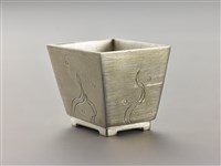 藏品(錫方茶壺組(茶杯))的圖片