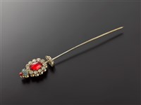 藏品(紅水鑽頭面-簪子)的圖片