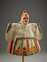 藏品(布袋戲偶-白鬚桃面怪頭)的圖片