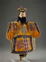 藏品(布袋戲偶-三蕊金花鬚文)的圖片