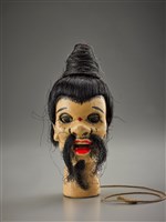 藏品(布袋戲偶-茶古三(頭))的圖片