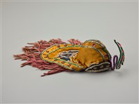 藏品(布袋戲偶帽(黃地雪帽))的圖片