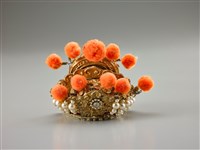 藏品(布袋戲偶帽(帝帽))的圖片