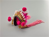 藏品(布袋戲偶帽(蝴蝶盔))的圖片