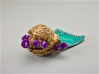 藏品(布袋戲偶帽(獅盔))的圖片