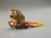 藏品(布袋戲偶帽(虎吶盔))的圖片