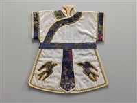 藏品(布袋戲服(白地燕紋武袍))的圖片