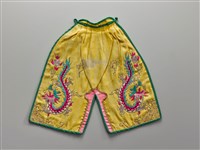 藏品(布袋戲服(黃地盤金彩繡龍紋披風))的圖片