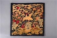 藏品(七品文官鸂鶒紋補子(後))的圖片