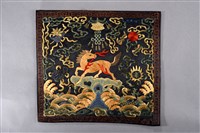 藏品(九品武官海馬紋補子)的圖片