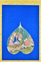 藏品(菩提葉彩繪冊頁)的圖片