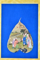 藏品(菩提葉彩繪冊頁)的圖片