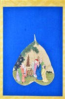 藏品(菩提葉彩繪冊頁)的圖片