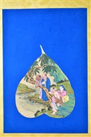 藏品(菩提葉彩繪冊頁)的圖片