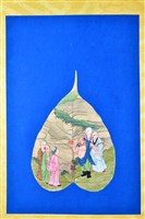 藏品(菩提葉彩繪冊頁)的圖片