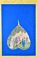 藏品(菩提葉彩繪冊頁)的圖片