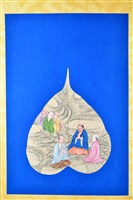 藏品(菩提葉彩繪冊頁)的圖片