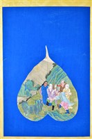 藏品(菩提葉彩繪冊頁)的圖片