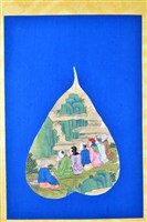 藏品(菩提葉彩繪冊頁)的圖片