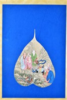 藏品(菩提葉彩繪冊頁)的圖片