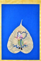 藏品(菩提葉彩繪冊頁)的圖片