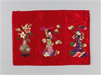 藏品(紅地彩繡八仙紋六角宮燈(左-紅色燈套))的圖片