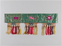 藏品(紅地彩繡八仙紋六角宮燈(右-綠色燈套))的圖片