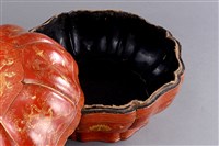 藏品(朱漆描金暗八仙紋菱花形盒(盒身))的圖片