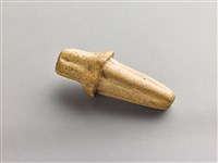 藏品(仿鳴遠款段泥紫砂瓜形水注(壺蓋))的圖片