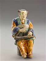 藏品(傳統音樂坐部伎人物塑像(古箏))的圖片