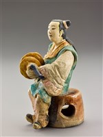 藏品(傳統音樂坐部伎人物塑像(鈸))的圖片