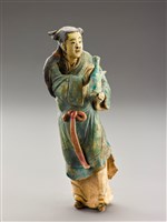 藏品(傳統音樂坐部伎人物塑像(侍女))的圖片