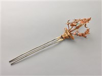藏品(鎏金百鳥朝鳳紋釵)的圖片