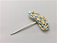 藏品(鎏金點翠牡丹紋簪)的圖片