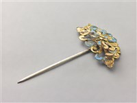 藏品(鎏金點翠菊紋簪)的圖片