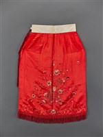 藏品(黑衣紅裙彩繡新娘禮服(裙))的圖片