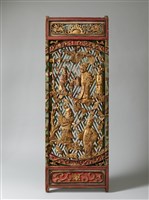 藏品(鳳樓春戲臺(屏風))的圖片