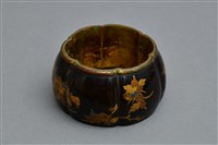 藏品(黑漆描金銅手爐(爐身))的圖片