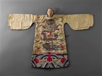 藏品(懸絲傀儡偶頭-丑、懸絲傀儡戲服-白蟒)的圖片